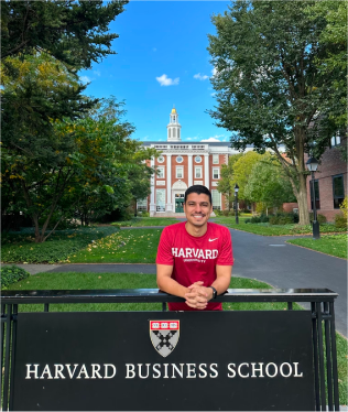 Thiago Fraga na Harvard Business School
